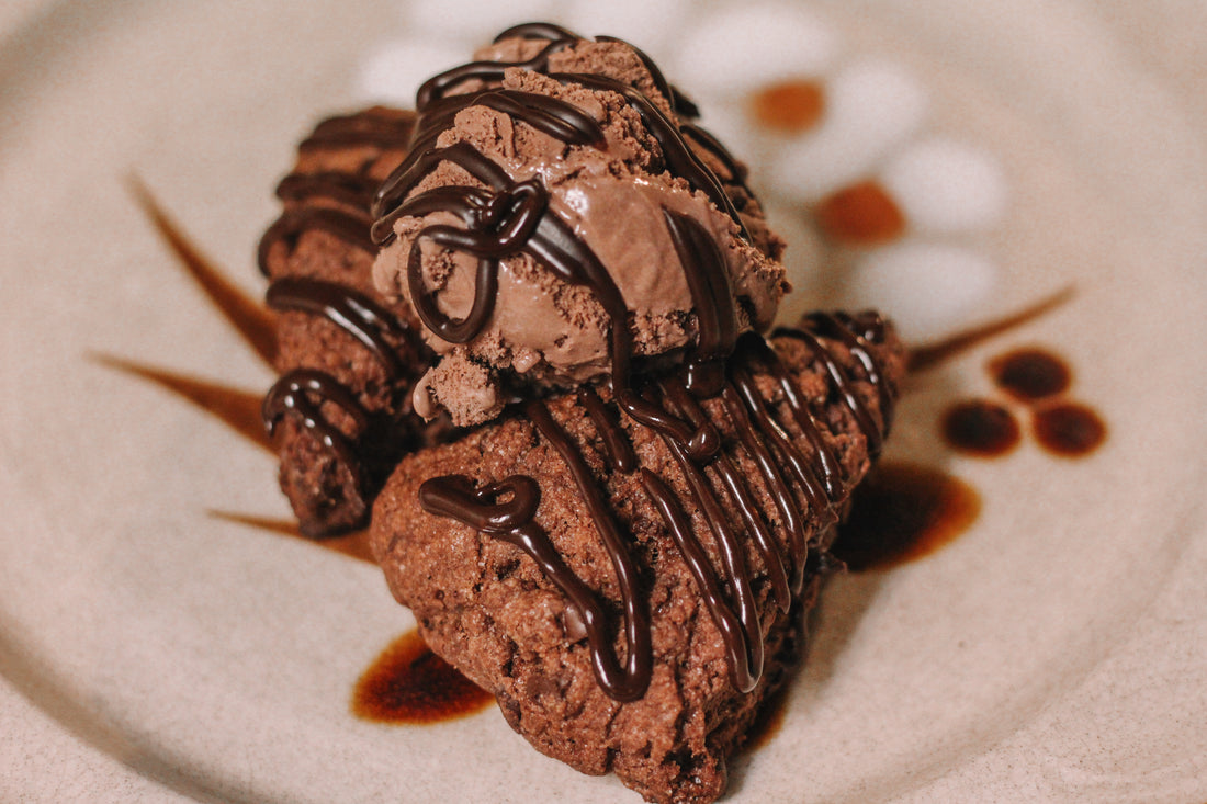 Triple Chocolate Sourdough Scones recipe