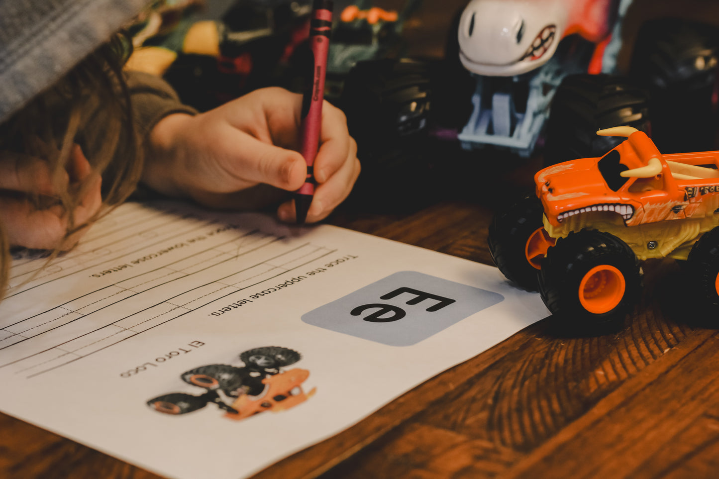 Monster Truck ABC Worksheets | DIGITAL DOWNLOAD