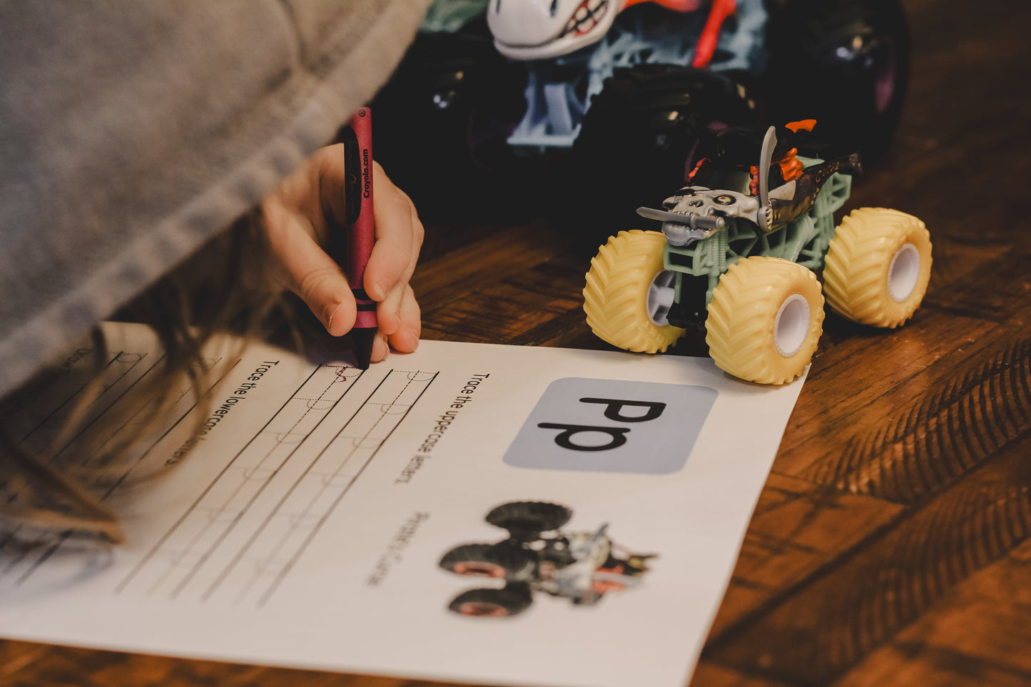 Monster Truck ABC Worksheets | DIGITAL DOWNLOAD